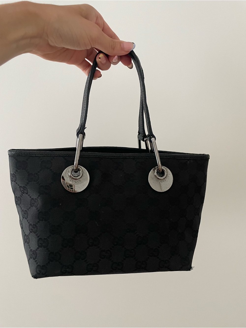 Authentic Gucci Monogram Tote Handbag